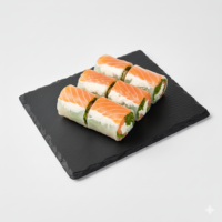 Springrolls Saumon Cheese